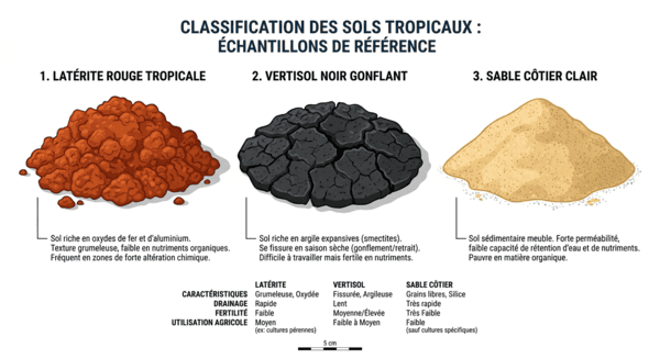 classification des types de sol tropical