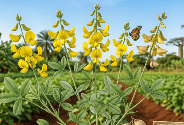comment fabriquer et utiliser le purin : image de Crotalaria-Crotalaire