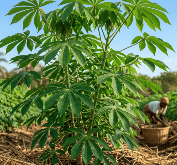 comment fabriquer et utiliser le purin : image de Manioc
