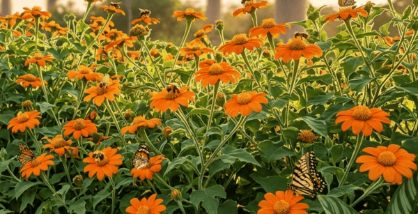 comment fabriquer et utiliser le purin : image de Tithonia-_Tournesol_mexicain